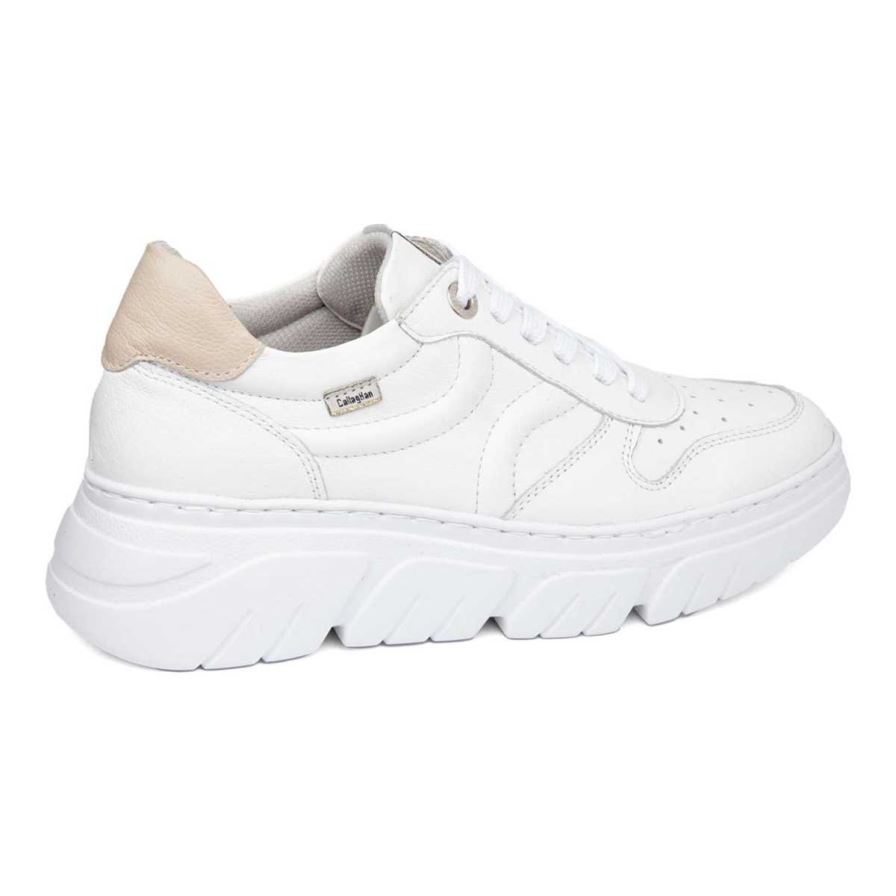 Zapatos Plataforma Callaghan 51806 Baccara Mujer Blancas | ECXUKDB