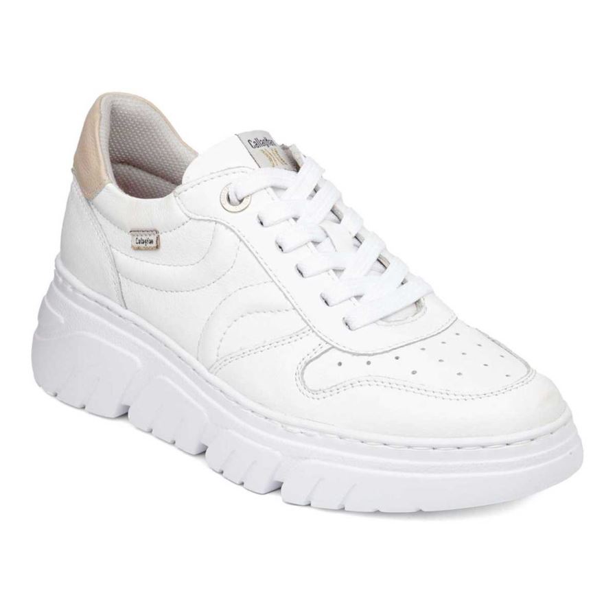 Zapatos Plataforma Callaghan 51806 Baccara Mujer Blancas | ECXUKDB