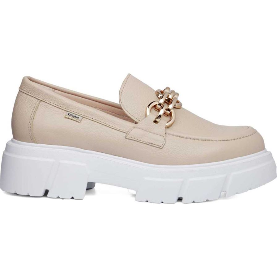 Zapatos Plataforma Callaghan 51906 Blondy Mujer Beige | ECCJMZW