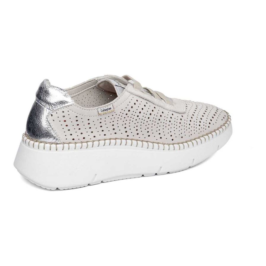 Zapatos Plataforma Callaghan 53600 Circular Sra. Mujer Blancas | ECRVXBI