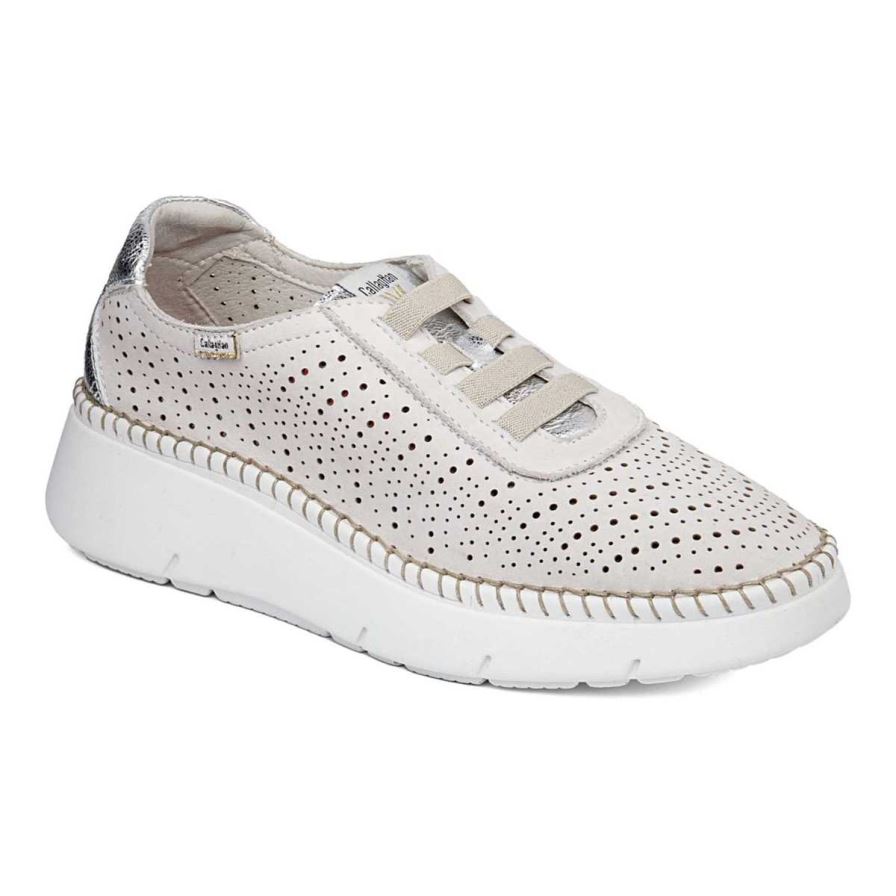 Zapatos Plataforma Callaghan 53600 Circular Sra. Mujer Blancas | ECRVXBI