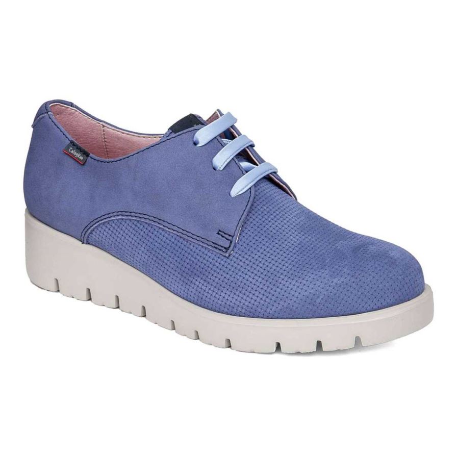 Zapatos Plataforma Callaghan 89824 Haman Mujer Azules | ECSRHFZ