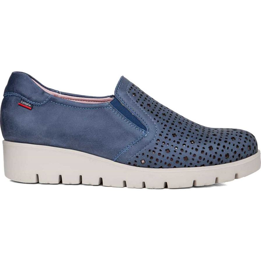 Zapatos Plataforma Callaghan 89863 Haman Mujer Azul Marino | ECKTSUM