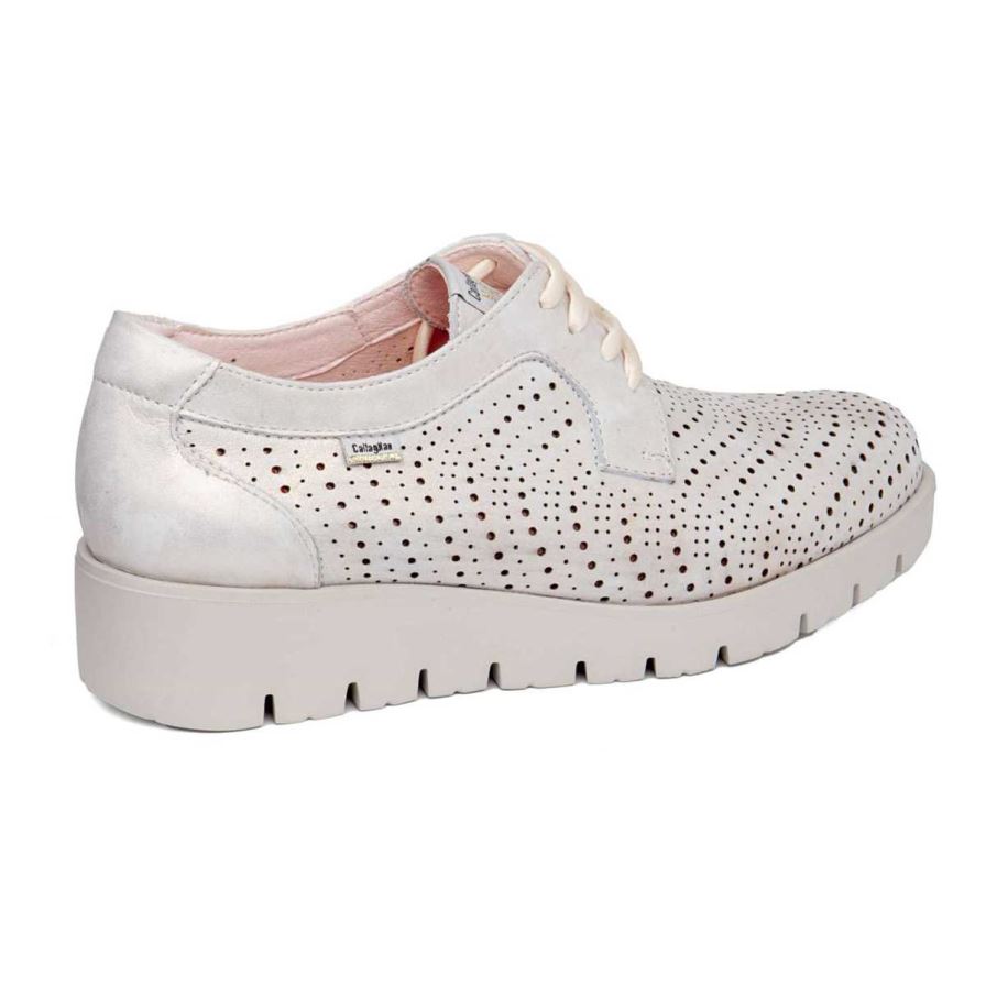 Zapatos Plataforma Callaghan 89891 Haman Mujer Blancas | ECXVIWU