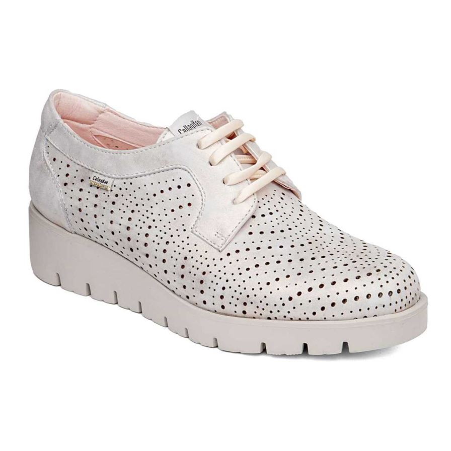 Zapatos Plataforma Callaghan 89891 Haman Mujer Blancas | ECXVIWU