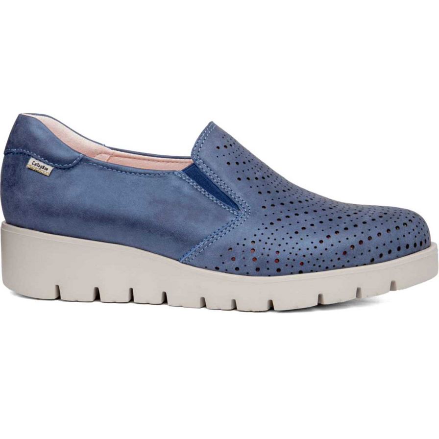 Zapatos Plataforma Callaghan 89892 Haman Mujer Azul Marino | ECKGSTZ