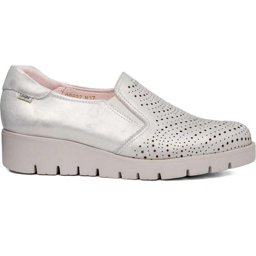 Zapatos Plataforma Callaghan 89892 Haman Mujer Plateadas | ECQKCGT