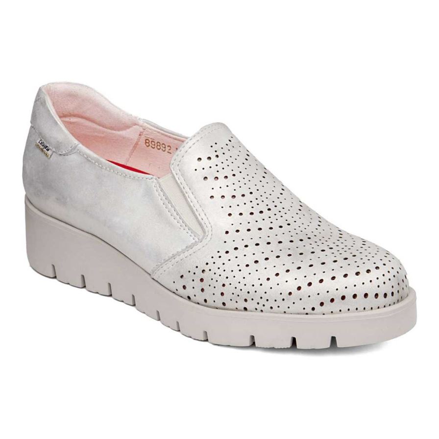 Zapatos Plataforma Callaghan 89892 Haman Mujer Plateadas | ECQKCGT