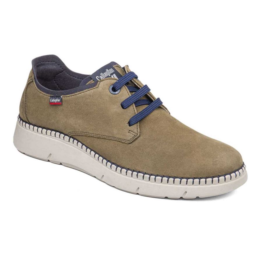 Zapatos con Cordones Callaghan 53500 Circular Hombre Verde Oliva | ECAZQUR