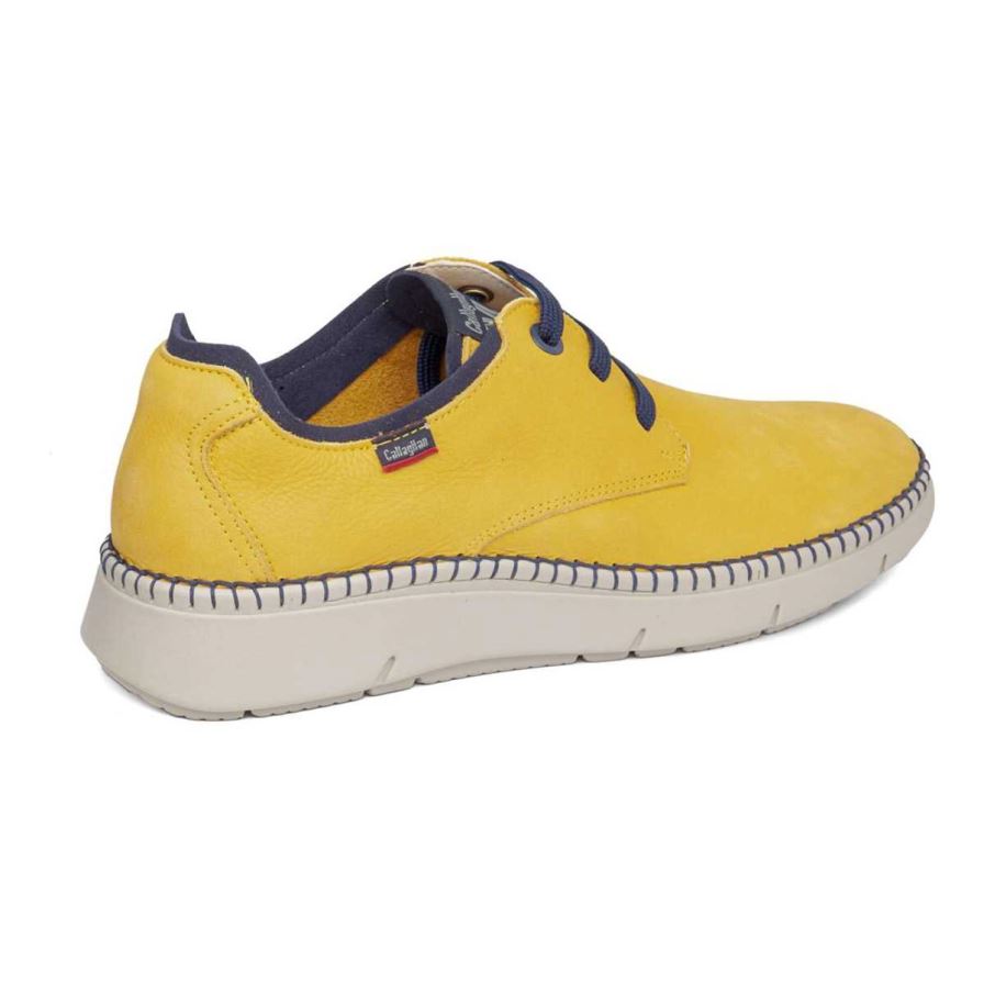 Zapatos con Cordones Callaghan 53500 Circular Hombre Amarillo | ECJVLPR