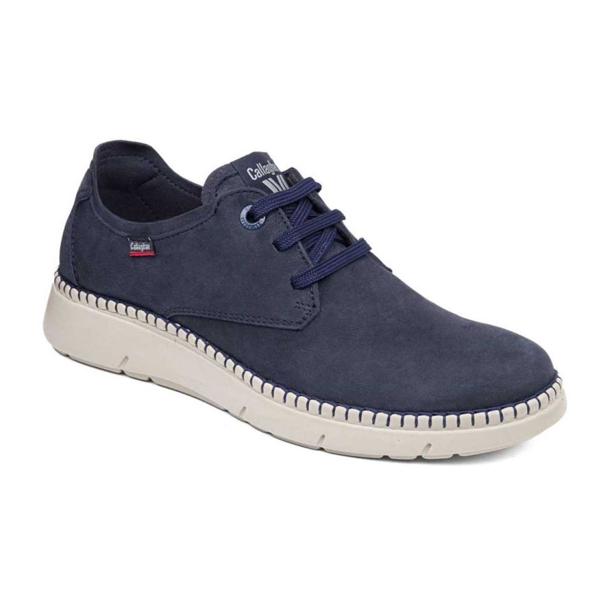 Zapatos con Cordones Callaghan 53500 Circular Hombre Azul Marino | ECZHYOF