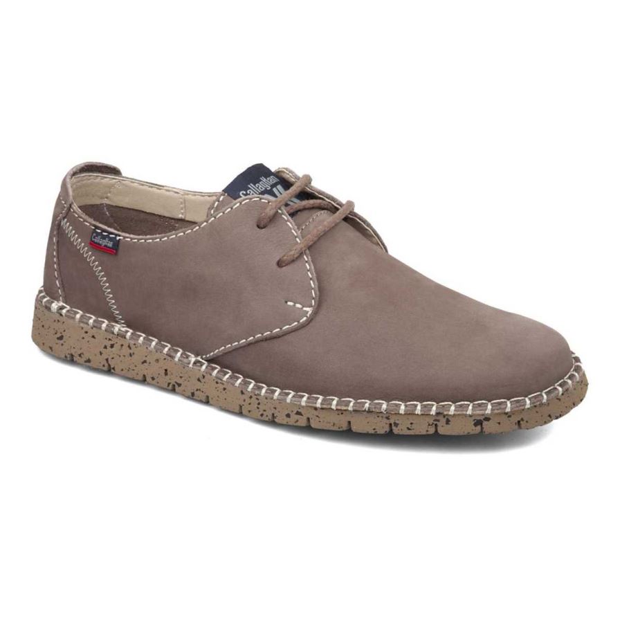 Zapatos con Cordones Callaghan 84702 Abiatar Hombre Beige | ECQPZHA