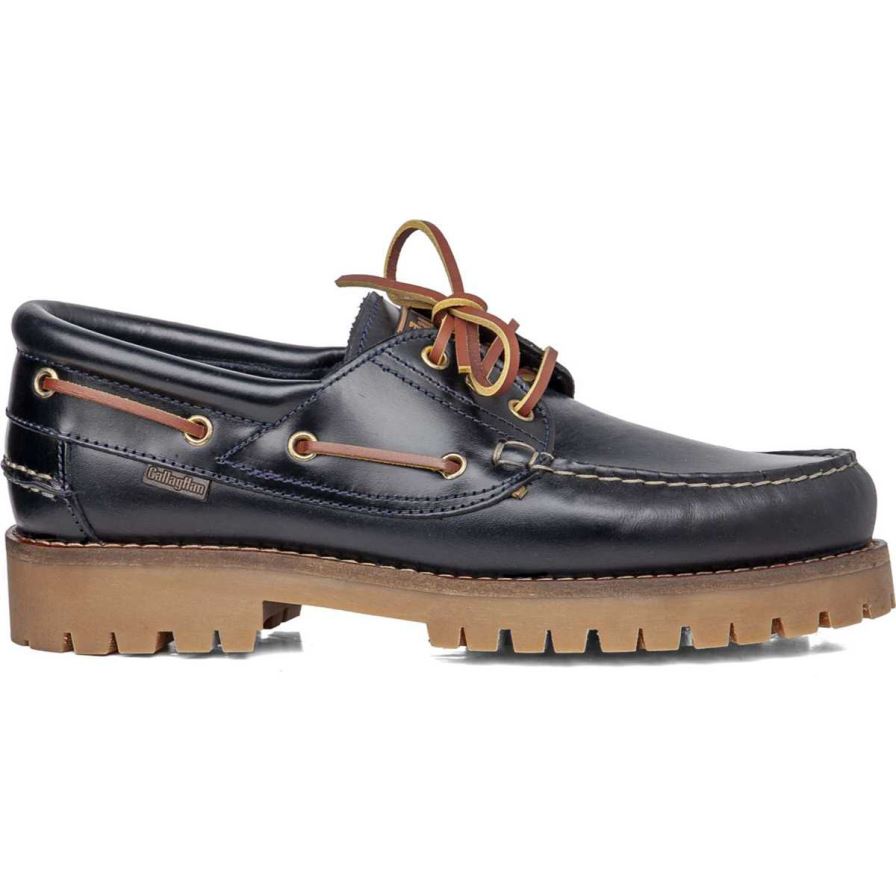 Zapatos del Barco Callaghan 21910 Timber Cro Hombre Negras | ECGRDVB