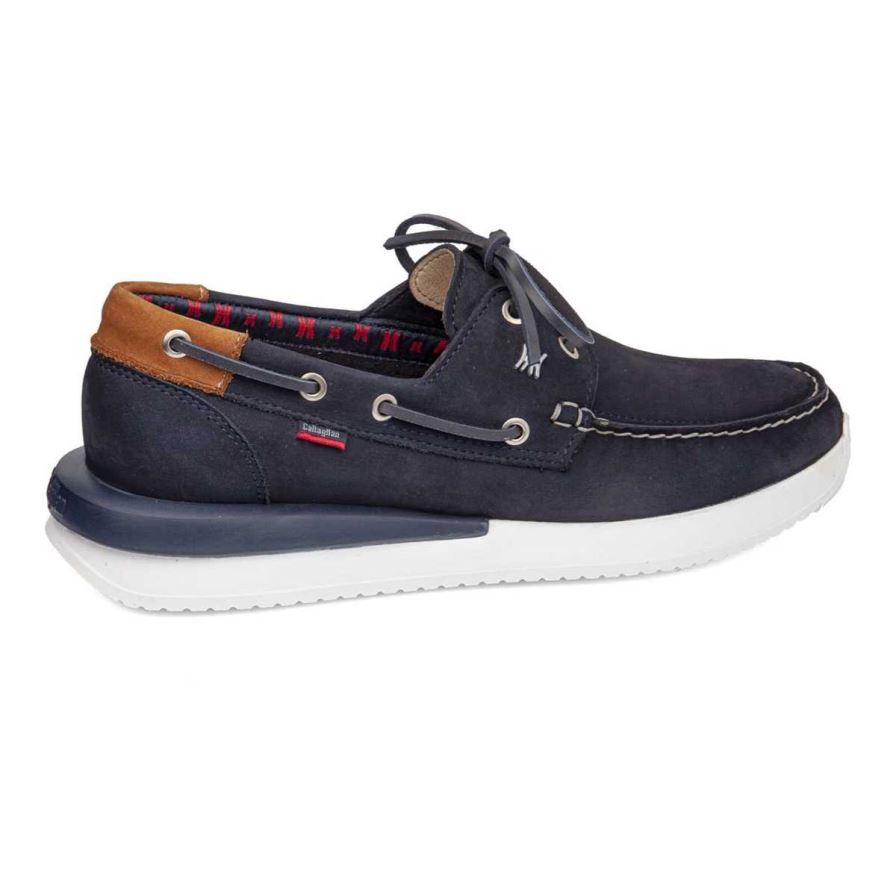 Zapatos del Barco Callaghan 52100 Moses Hombre Azul Marino | ECJNEIY