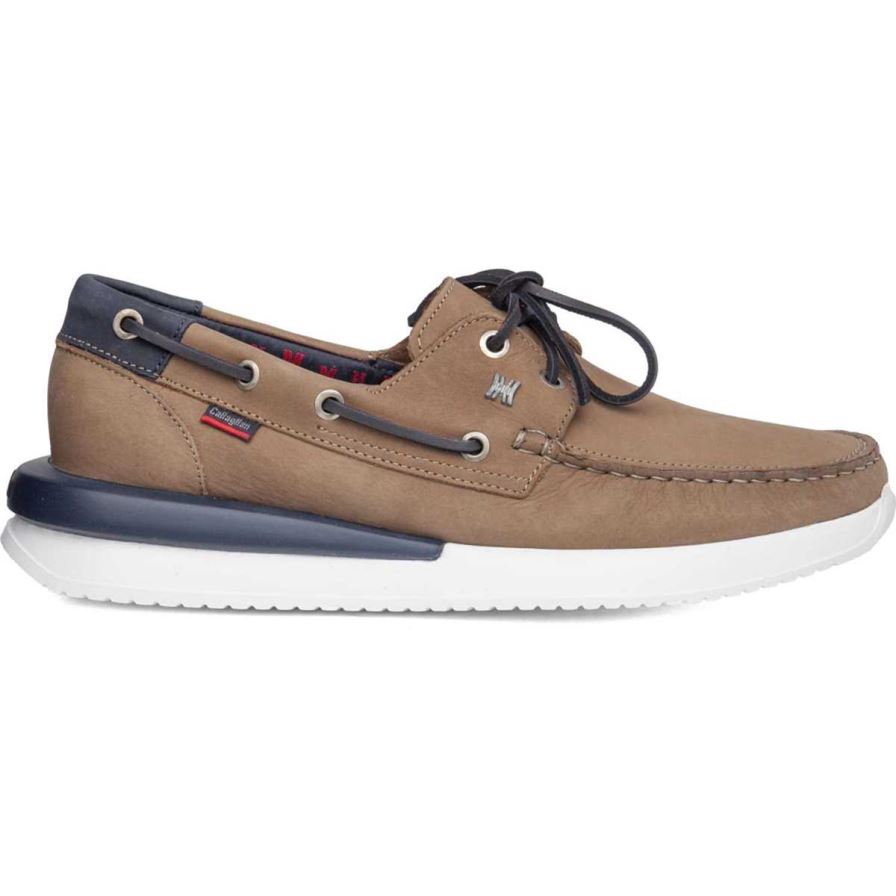 Zapatos del Barco Callaghan 52100 Moses Hombre Beige | ECQHZPK