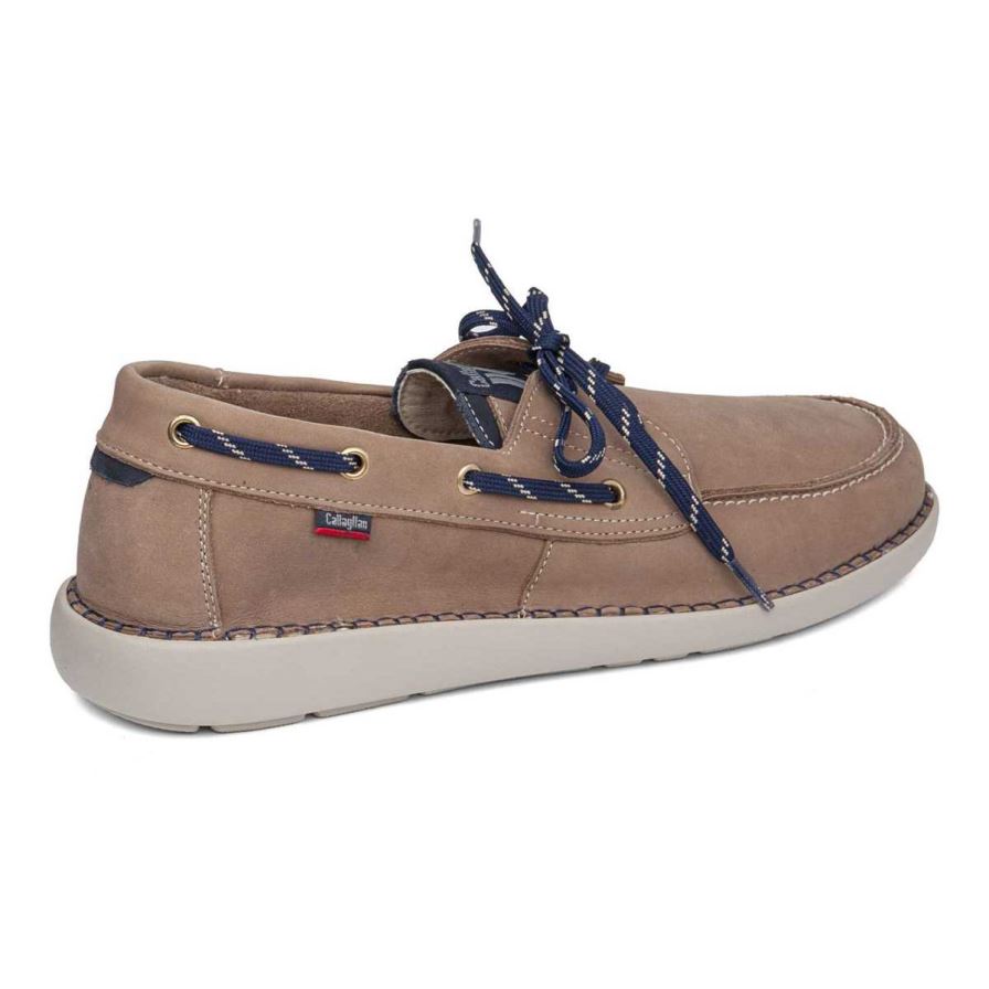 Zapatos del Barco Callaghan 53400 Abner Hombre Beige | ECLWIZT