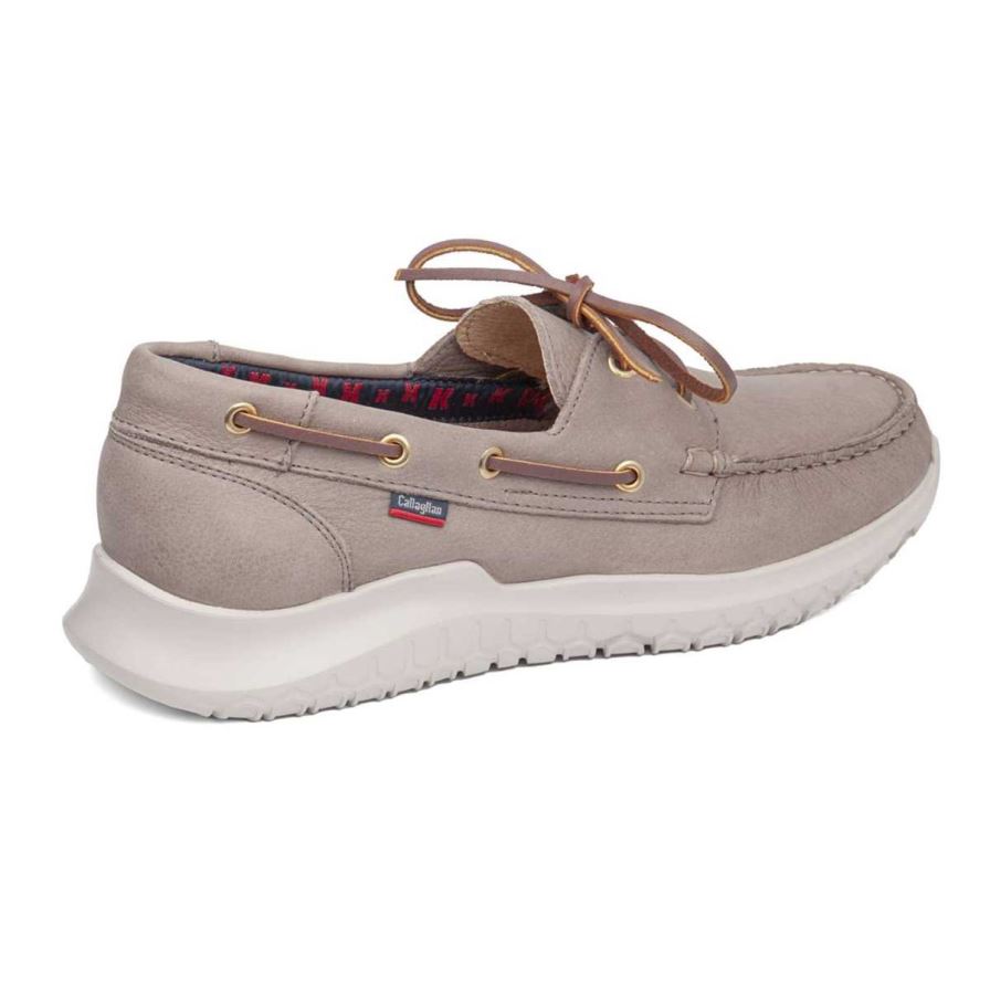 Zapatos del Barco Callaghan 54900 Suv Marine Cro Hombre Beige | ECOZWTE