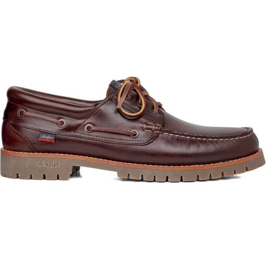 Zapatos del Barco Callaghan 86400 Tanke Hombre Marrones | ECSFXAC